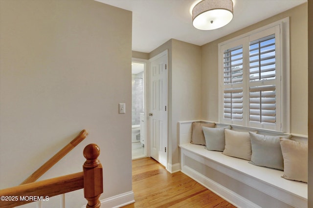 206 Chicago Ave, Point Pleasant Beach, NJ 08742 - corridor with wood finished floors and baseboards