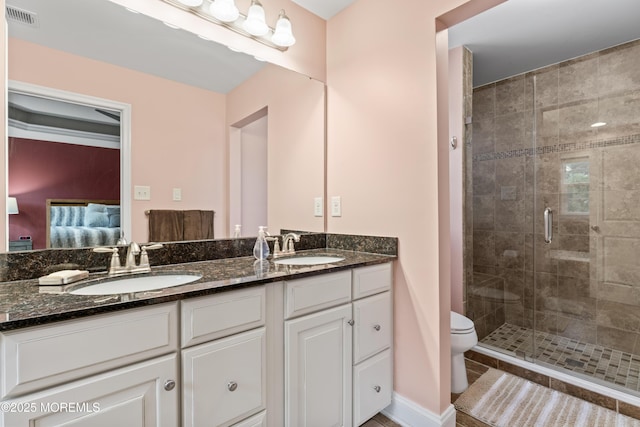 38 Phillip E Frank Way Unit 38, Cliffwood, NJ 07721 - ensuite bathroom with double vanity and a shower stall