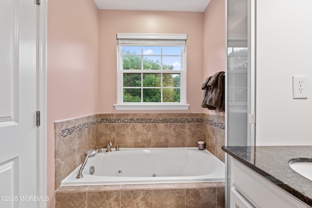 38 Phillip E Frank Way Unit 38, Cliffwood, NJ 07721 - bathroom with vanity and a tub with jets
