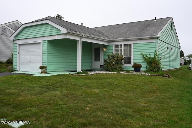 22 Elmswell Ave, Manchester, NJ 08759 - single story home featuring an attached garage, a front yard, and roof with shingles