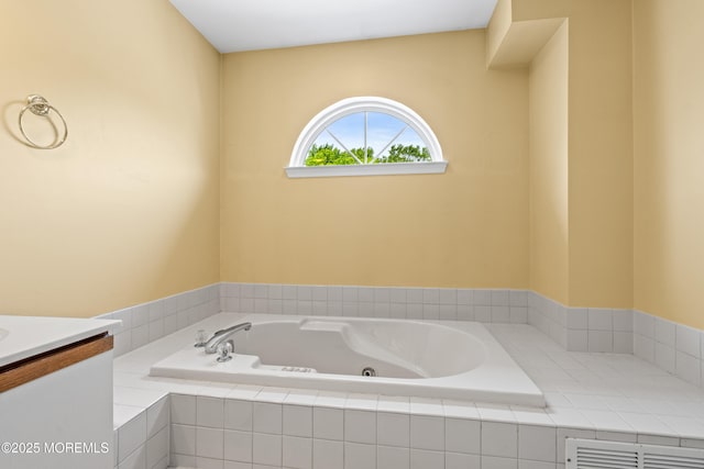 74 Mc Kinley Dr, Ocean Twp, NJ 07712 - bathroom with a jetted tub and vanity