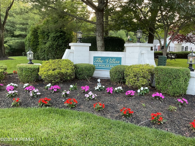 74 Mc Kinley Dr, Ocean Twp, NJ 07712 - community / neighborhood sign with a yard