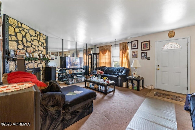 4 Roanoke Ct, Willingboro, NJ 08046 - living room with carpet floors