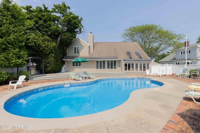 14 W St, Monmouth Beach, NJ 07750 - view of swimming pool with a patio area
