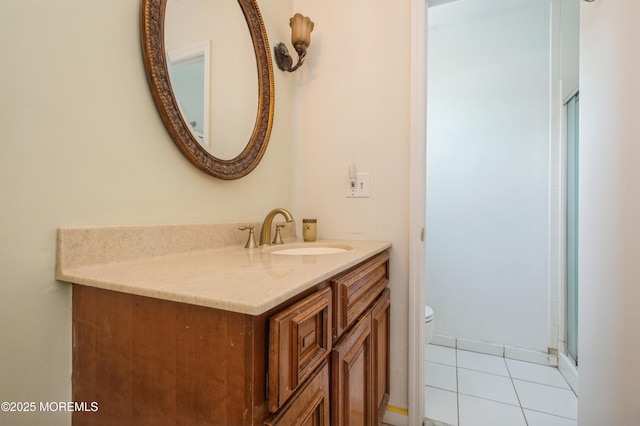 892 Eaglehurst Rd, Toms River, NJ 08753 - bathroom with vanity and tile patterned flooring