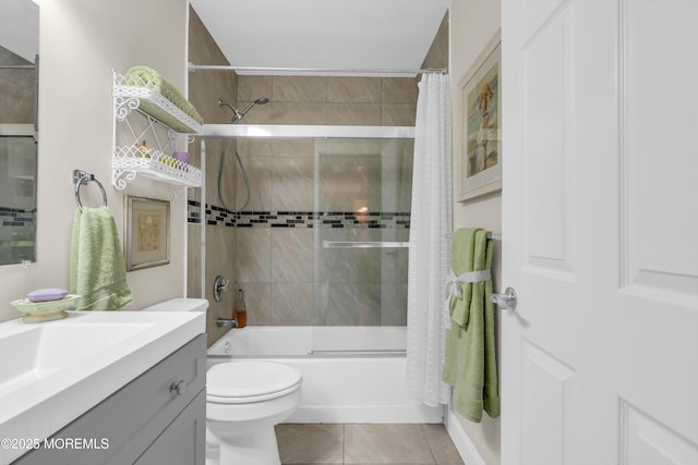 37 Normanton Ave, Manchester, NJ 08759 - full bath featuring vanity, shower / bath combination with curtain, and tile patterned flooring