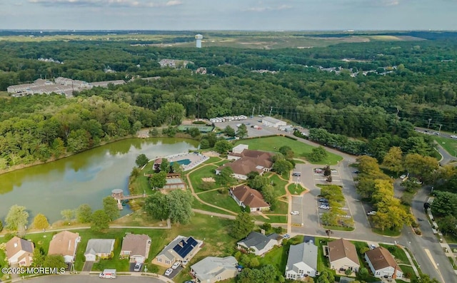 37 Normanton Ave, Manchester, NJ 08759 - aerial view of property's location featuring a heavily wooded area and a nearby body of water