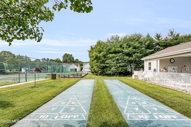 48 Wordsworth Rd, Brick, NJ 08724 - surrounding community featuring a tennis court and shuffleboard
