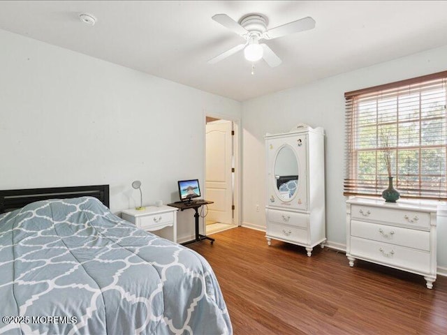 1 Turtle Clan Ct, Clarksburg, NJ 08510 - bedroom featuring dark wood finished floors and a ceiling fan