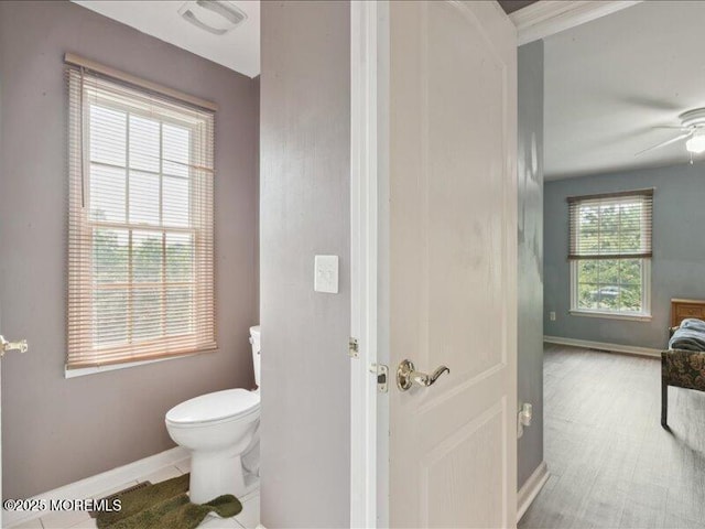 1 Turtle Clan Ct, Clarksburg, NJ 08510 - bathroom with baseboards and ceiling fan