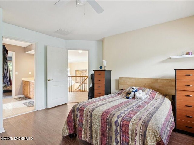 1 Turtle Clan Ct, Clarksburg, NJ 08510 - bedroom featuring wood finished floors and a ceiling fan