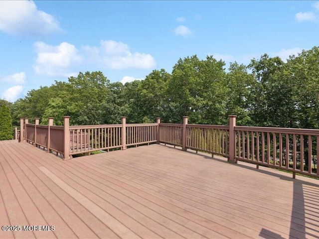 1 Turtle Clan Ct, Clarksburg, NJ 08510 - wooden terrace with view of scattered trees