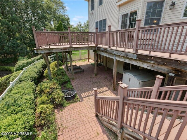 1 Turtle Clan Ct, Clarksburg, NJ 08510 - view of patio with a deck