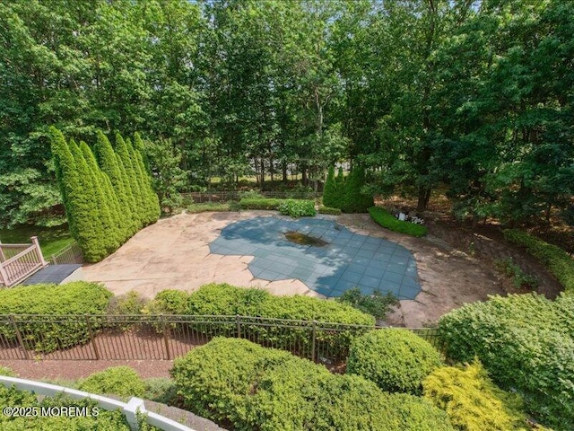 1 Turtle Clan Ct, Clarksburg, NJ 08510 - view of swimming pool with a patio area