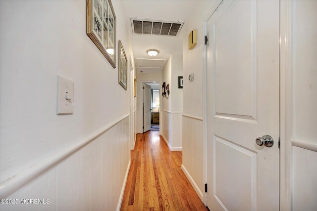 855 Derry Dr, Toms River, NJ 08753 - hall featuring light wood-style floors and a wainscoted wall