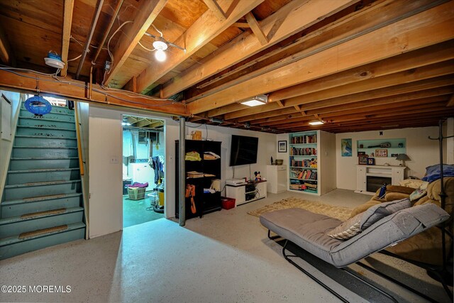 855 Derry Dr, Toms River, NJ 08753 - living area featuring stairs