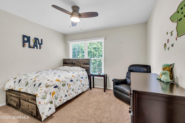 6 Hoffer Ct, Marlboro, NJ 07746 - carpeted bedroom with baseboards and a ceiling fan