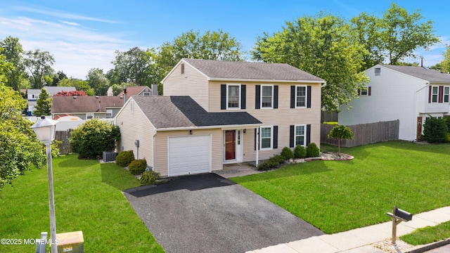 3 Mendon Dr, Howell, NJ 07731 - view of front of home with an attached garage, driveway, and a residential view