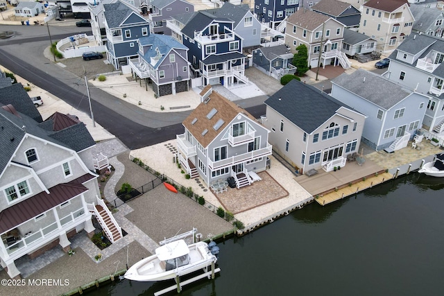 443 Harding Ave, Ortley Beach, NJ 08751 - aerial view of residential area with a large body of water
