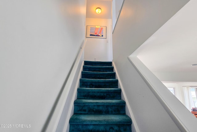 443 Harding Ave, Ortley Beach, NJ 08751 - stairs with baseboards