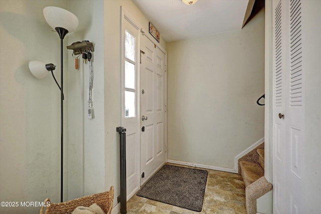 73 Barnegat Blvd S, Barnegat, NJ 08005 - entryway with stone finish flooring and stairs