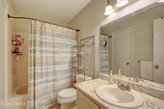 73 Barnegat Blvd S, Barnegat, NJ 08005 - full bathroom featuring vanity and shower / tub combo with curtain