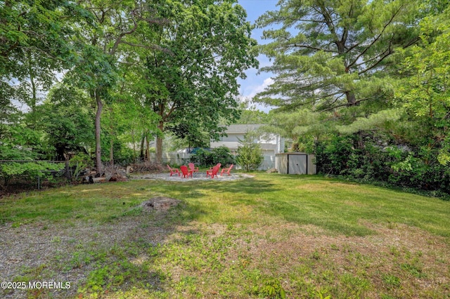 73 Barnegat Blvd S, Barnegat, NJ 08005 - view of yard featuring a shed and a patio area