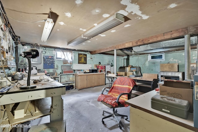 207 New York Ave, Bergenfield, NJ 07621 - below grade area featuring a workshop area