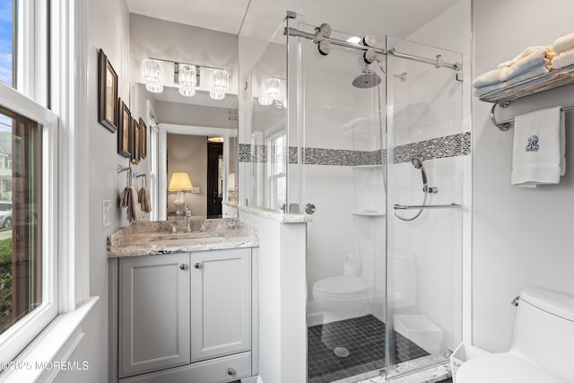 17 Atlantic Ave, Ocean Grove, NJ 07756 - bathroom featuring vanity and a shower stall