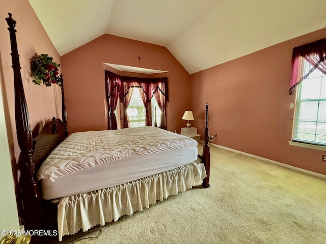 15 Hannah Lee Rd, Barnegat, NJ 08005 - bedroom with carpet floors, vaulted ceiling, and multiple windows