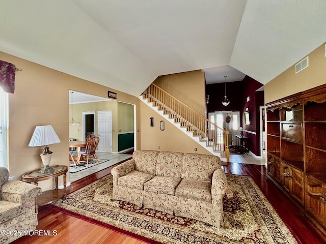 15 Hannah Lee Rd, Barnegat, NJ 08005 - living room with wood finished floors and stairs