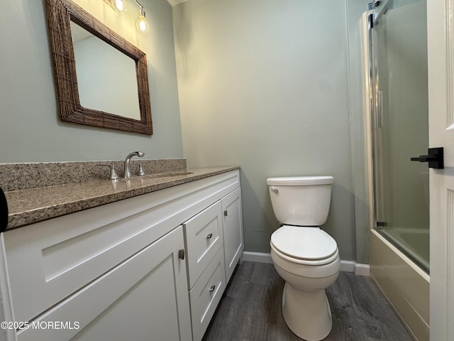3 Churchill Downs, West Long Branch, NJ 07764 - bathroom with wood finished floors, vanity, and washtub / shower combination