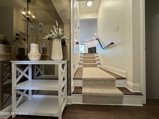 3 Churchill Downs, West Long Branch, NJ 07764 - stairway with wood finished floors and baseboards