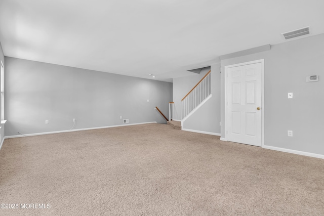 2211 Timber Ridge Ct Unit 2211, Sayreville, NJ 08859 - empty room featuring carpet flooring and stairway
