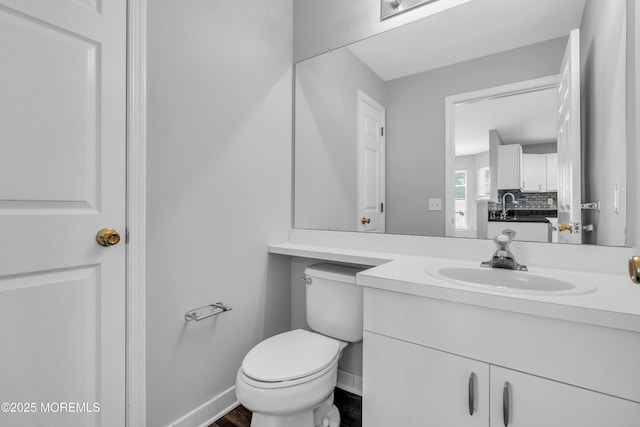 2211 Timber Ridge Ct Unit 2211, Sayreville, NJ 08859 - half bath with vanity and wood finished floors