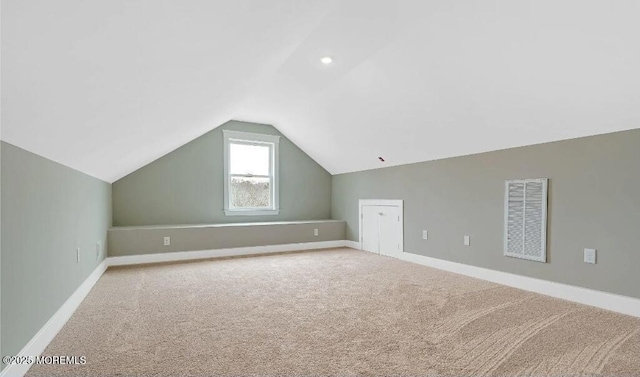 1605 Lakewood Rd, Manasquan, NJ 08736 - bonus room featuring vaulted ceiling and carpet