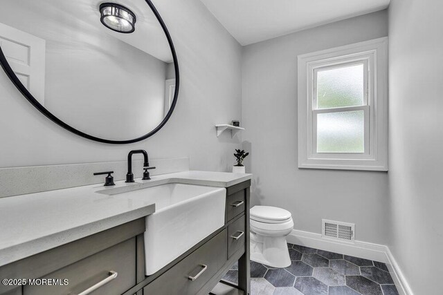 32 Blackbriar Dr, Colts Neck, NJ 07722 - bathroom with vanity and tile patterned flooring