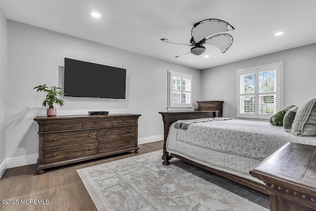 32 Blackbriar Dr, Colts Neck, NJ 07722 - bedroom featuring wood finished floors, recessed lighting, and a ceiling fan