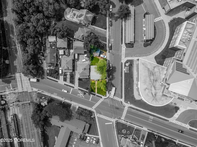 192 Bath Ave, Long Branch, NJ 07740 - aerial overview of property's location with property boundaries highlighted