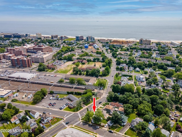 192 Bath Ave, Long Branch, NJ 07740 - aerial view of property and surrounding area with a large body of water