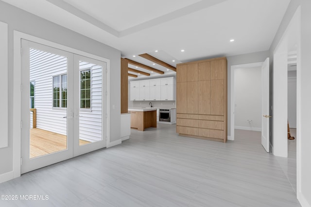 1423 Anthony Ct, Toms River, NJ 08753 - unfurnished living room featuring baseboards and recessed lighting