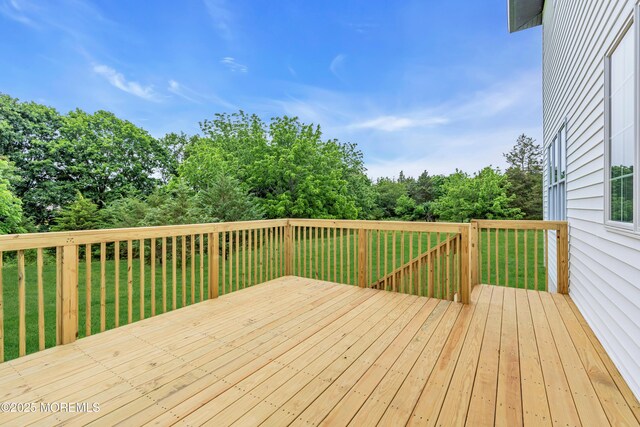 1423 Anthony Ct, Toms River, NJ 08753 - wooden deck featuring a yard