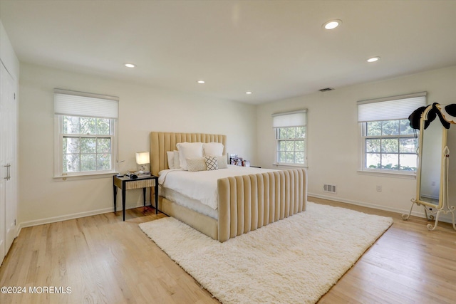 12 Harbor Ct, West Long Branch, NJ 07764 - bedroom featuring light wood finished floors and recessed lighting