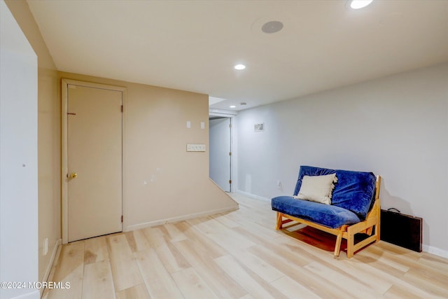 12 Harbor Ct, West Long Branch, NJ 07764 - sitting room featuring wood finished floors and recessed lighting