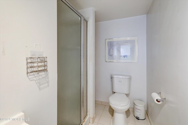 12 Harbor Ct, West Long Branch, NJ 07764 - bathroom featuring a stall shower and tile patterned floors