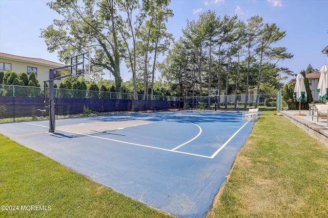 12 Harbor Ct, West Long Branch, NJ 07764 - view of sport court featuring community basketball court