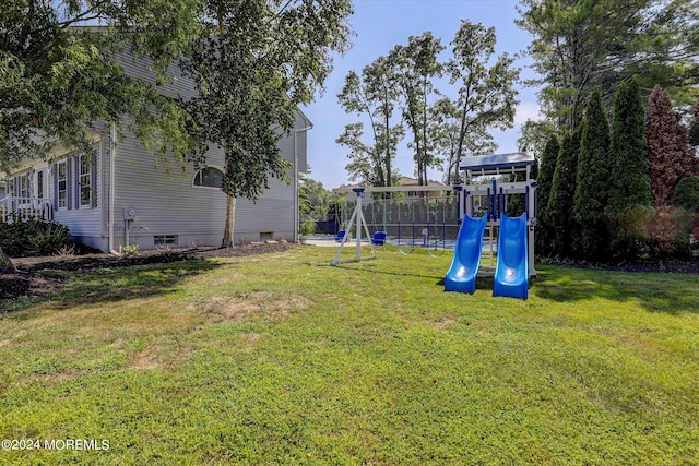 12 Harbor Ct, West Long Branch, NJ 07764 - view of yard with a playground