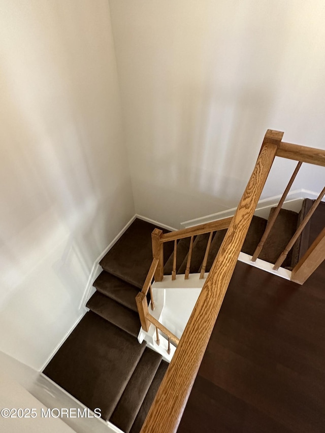 115 Brandywine Ct Unit 115, Brick, NJ 08724 - stairway with wood finished floors