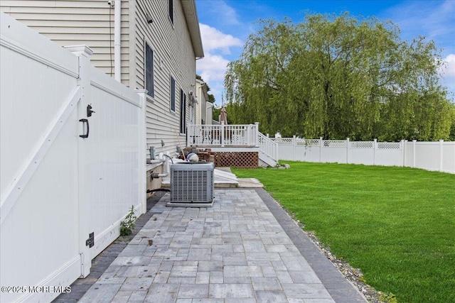 519 Gilford Ave, Toms River, NJ 08753 - fenced backyard featuring a patio and a deck