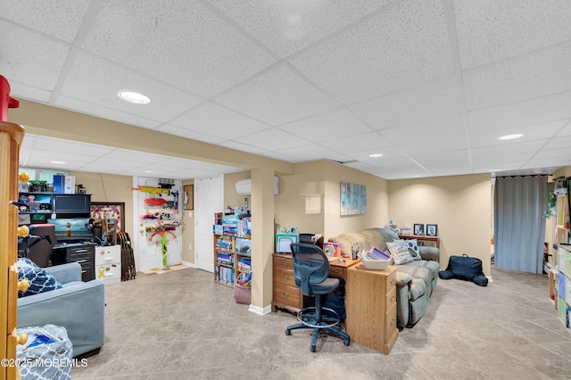 5 Robert Ave, Howell, NJ 07731 - tiled office space with a paneled ceiling